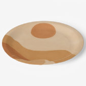 Assiettes En Carton Desert Sun Minimal (Angle)