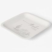 Assiettes En Carton Desert Vibes Mariage Merci Paysage ID1019 (Angulaire)