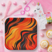 Assiettes En Carton Design artistique (Fête)