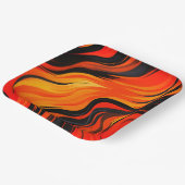 Assiettes En Carton Design artistique (Angulaire)