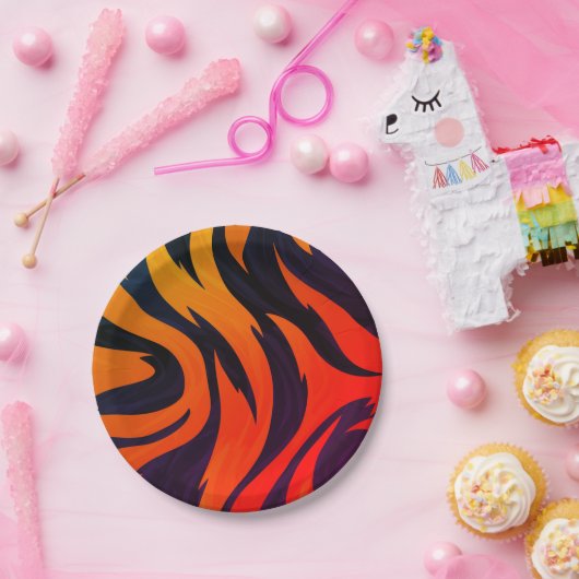 Assiettes En Carton Design artistique (Fête)