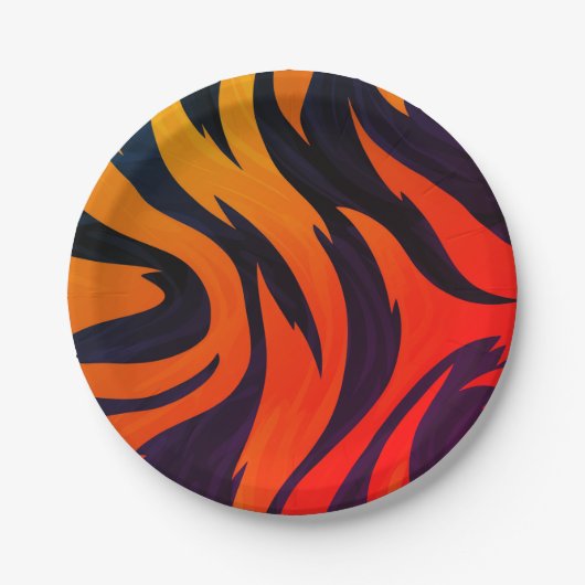 Assiettes En Carton Design artistique (Devant)