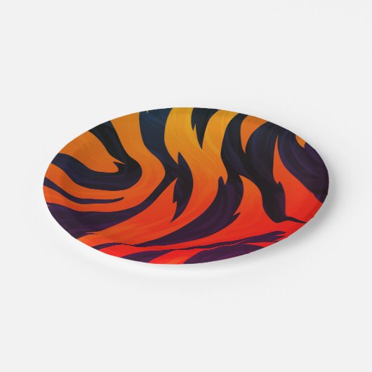 Assiettes En Carton Design artistique (Angle)