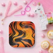 Assiettes En Carton Design artistique (Fête)