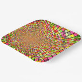 Assiettes En Carton Design coloré (Angulaire)