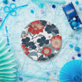 Assiettes En Carton Design d'art japonais (Fête)