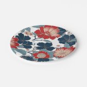 Assiettes En Carton Design d'art japonais (Angle)