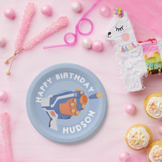 Assiettes En Carton Design de la pièce à fusil à fléchettes (Fête)