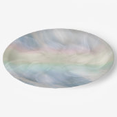 Assiettes En Carton Design de mandala fleuri Rainbow Pastel (Angle)