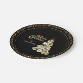 Assiettes En Carton Design élégant d'arbre de Noël (Angle)