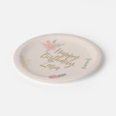 Assiettes En Carton Design élégant Spa Party personnalisé (Angle)