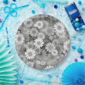 Assiettes En Carton Design floral 3 (Fête)