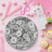 Assiettes En Carton Design floral 3 (Fête)