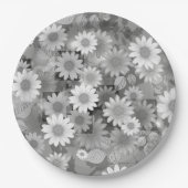 Assiettes En Carton Design floral 3 (Devant)