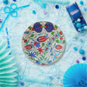 Assiettes En Carton Design floral turc (Fête)