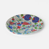 Assiettes En Carton Design floral turc (Angle)