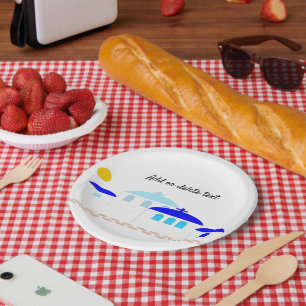 Assiettes En Carton Design grec Ajouter un texte