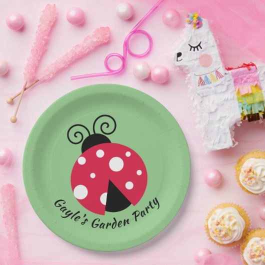 Assiettes En Carton Design Ladybug (Fête)