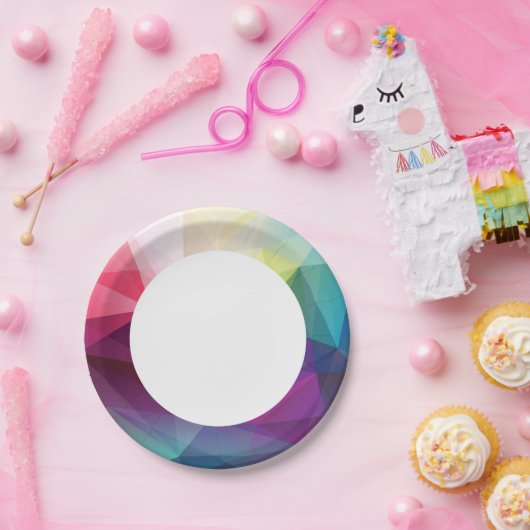 Assiettes En Carton Design moderne (Fête)