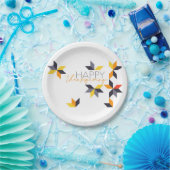 Assiettes En Carton Design moderne et gai du Bon thanksgiving (Fête)