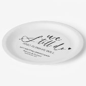 Assiettes En Carton Design Nous Faisons Toujours Mariage Vow Renouvell (Angle)