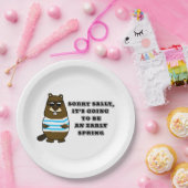 Assiettes En Carton Désolé Sally, début printemps (Fête)