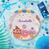 Assiettes En Carton Desserts et Candies Plaque en papier (Fête)