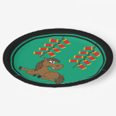 Assiettes En Carton Dessin 2026 Nouvel An chinois du cheval (Angle)