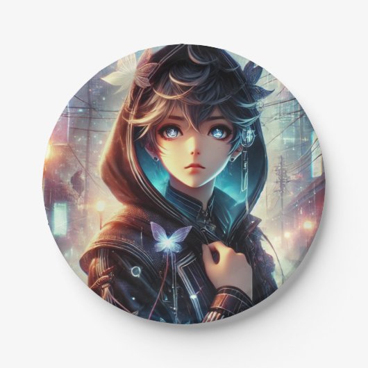 Assiettes En Carton Dessin animé amusant (Devant)