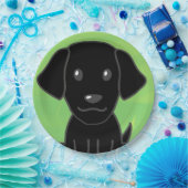 Assiettes En Carton dessin animé du laboratoire noir nouvelle seconde (Fête)