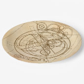 Assiettes En Carton Dessin du mécanisme antikythérien (Angle)