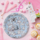 Assiettes En Carton Dessin en ligne (Fête)