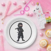 Assiettes En Carton Dessin Ninja Guerriers Garçons fête d'anniversaire (Fête)