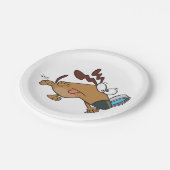 Assiettes En Carton Détecteur de chien avec verre grossissant (Angle)