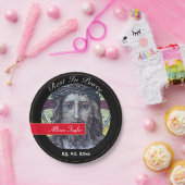 Assiettes En Carton Deuil avec Jésus Christ / Mémorial, Funérailles (Fête)