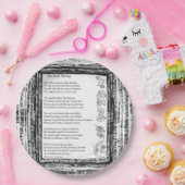 Assiettes En Carton Deux Âmes qui traversent (Fête)