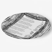 Assiettes En Carton Deux Âmes qui traversent (Angle)