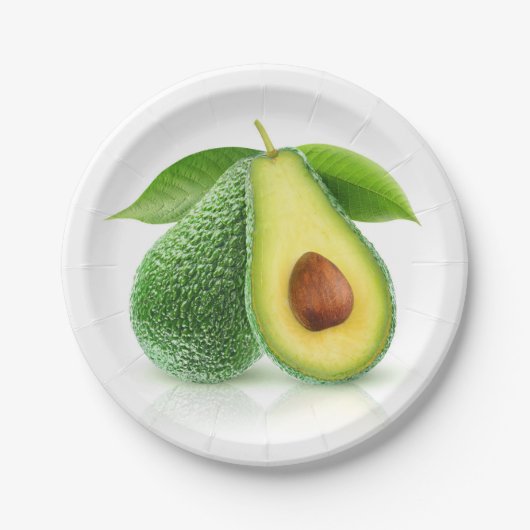 Assiettes En Carton Deux avocats (Devant)