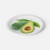 Assiettes En Carton Deux avocats (Angle)