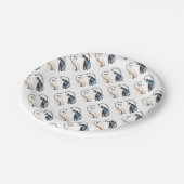 Assiettes En Carton Deux chats amoureux (Angle)