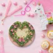 Assiettes En Carton #Deux Coeurs, PlaquePapierUnVoyage (Fête)