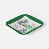 Assiettes En Carton Deux Dino Wild Party Boy Dinosaur 2e anniversaire (Angulaire)