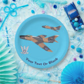 Assiettes En Carton Deux endroits d'Israel (Fête)