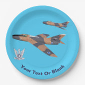 Assiettes En Carton Deux endroits d'Israel (Devant)