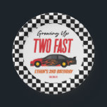 Assiettes En Carton Deux Fast Red Flame Race Car 2e fête d'anniversair<br><div class="desc">C'est deux Fast Red Flame Race Car 2nd Birthday Party Paper Plates!</div>