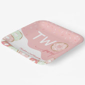 Assiettes En Carton Deux filles douces 2e anniversaire (Angulaire)