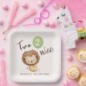 Assiettes En Carton Deux garçons sauvages 2e anniversaire (Fête)