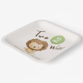 Assiettes En Carton Deux garçons sauvages 2e anniversaire (Angulaire)