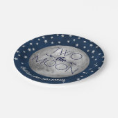 Assiettes En Carton Deux La Lune 2e Plaque Papier Anniversaire (Angle)
