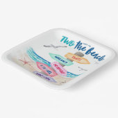 Assiettes En Carton Deux La Plage | Enfants 2e anniversaire (Angulaire)